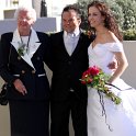 Mary with the newlyweds